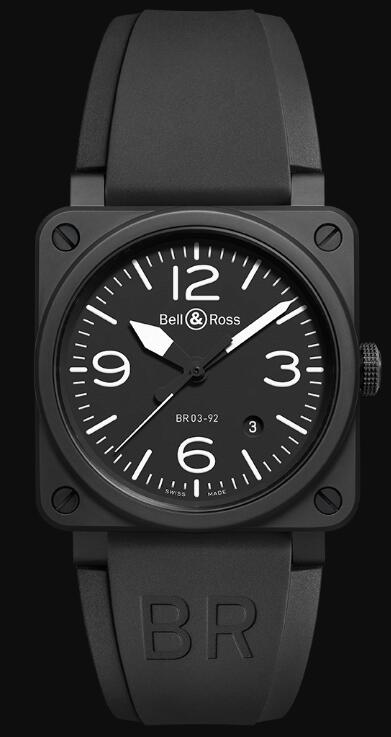 Bell & Ross BR 03-92 BLACK MATTE BR0392-BL-CE Replica Watch